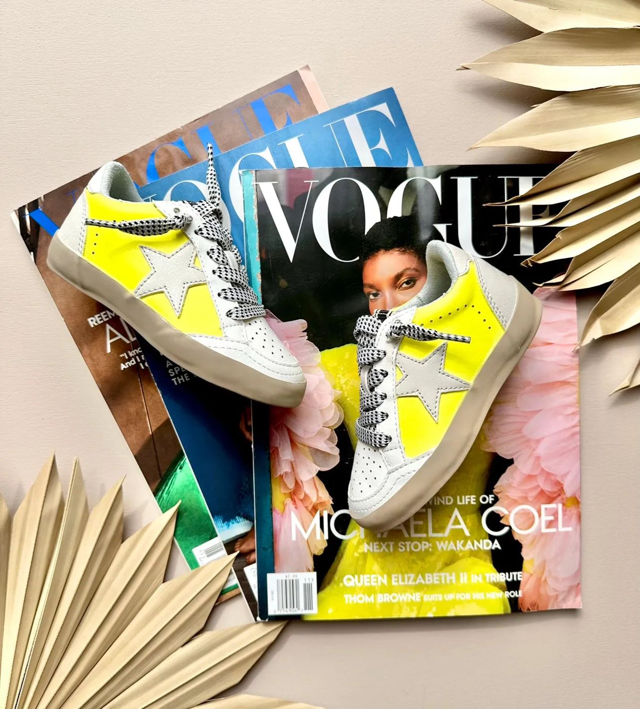 Paz Sneakers Mommy   Me (neon yellow)