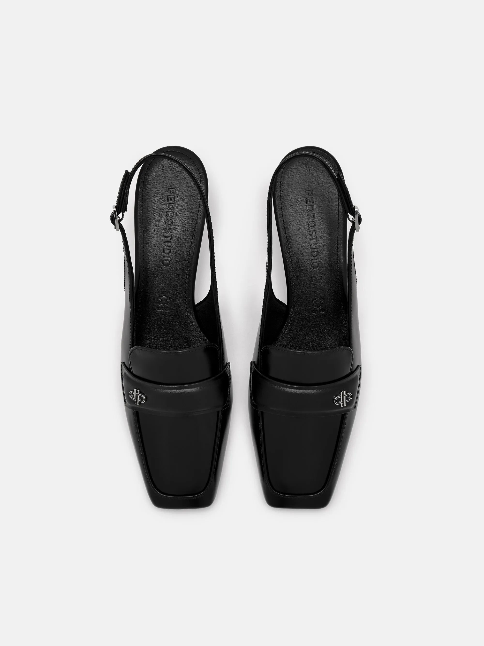 PEDRO Studio Leather Slingback Pumps