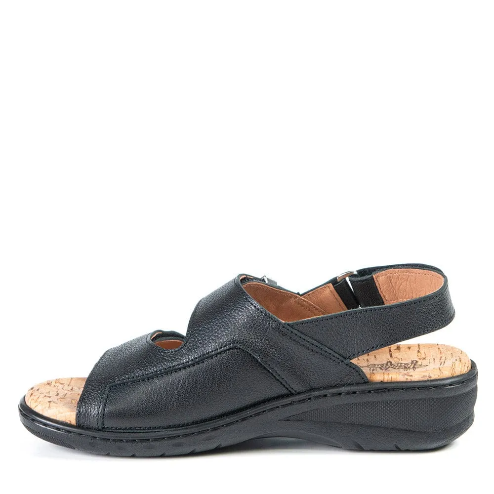 Portofino Women's Adrianna Sandals- Black