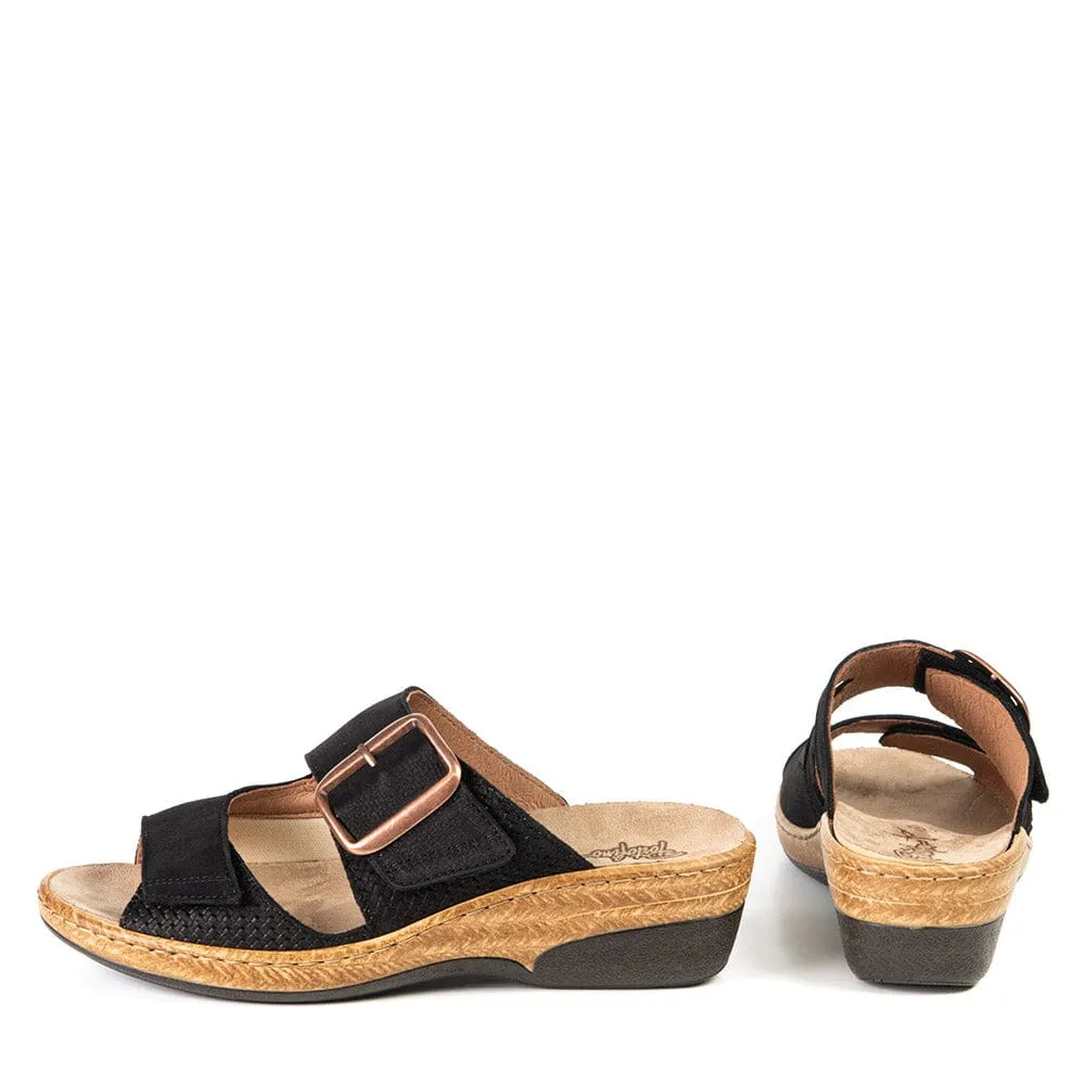 Portofino Women's Lucinda Sandals- Black