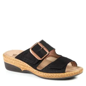 Portofino Women's Lucinda Sandals- Black