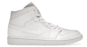 PRE LOVED - JORDAN 1 MID TRIPLE WHITE 2.0 (2020)