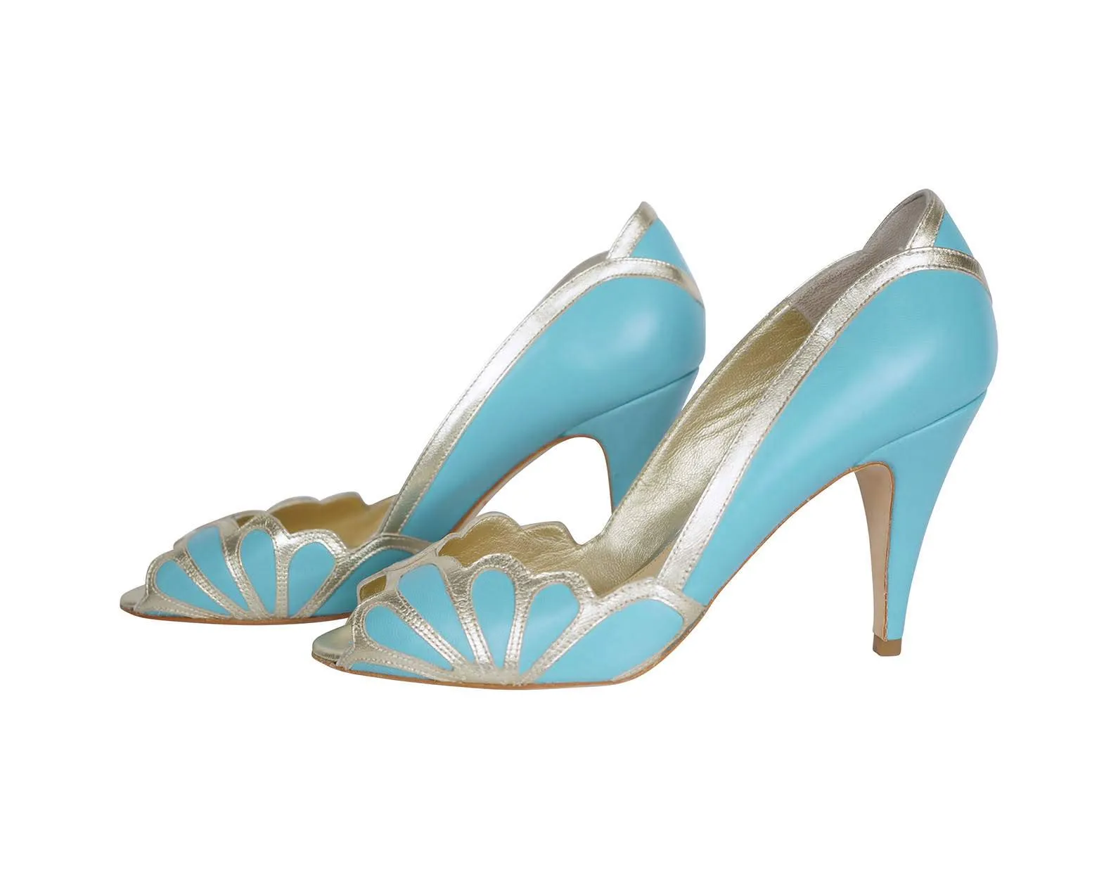Rachel Simpson Isabelle Blue Pump Shoes - Size 9 US 40 European
