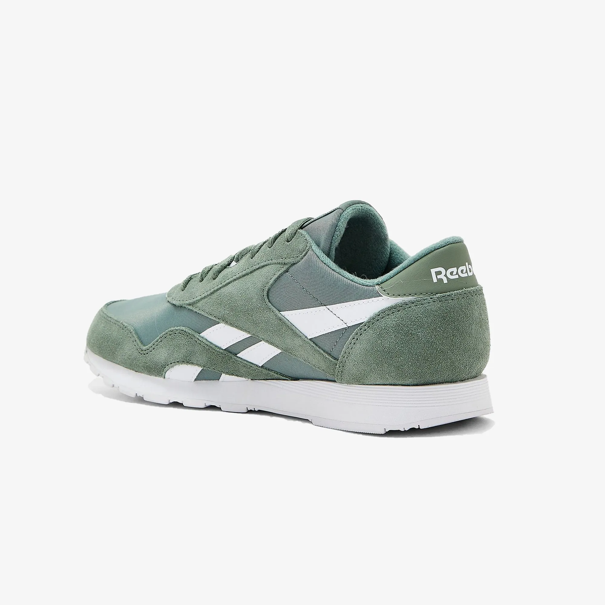 Reebok | CL NYLON  { HARGRN/FTWWHT/HARGRN