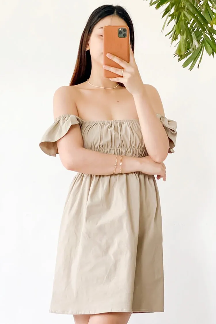 Rhea Smocked Babydoll Dress