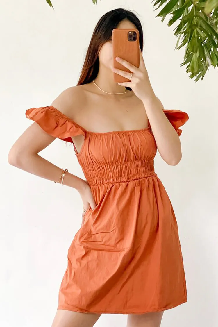 Rhea Smocked Babydoll Dress