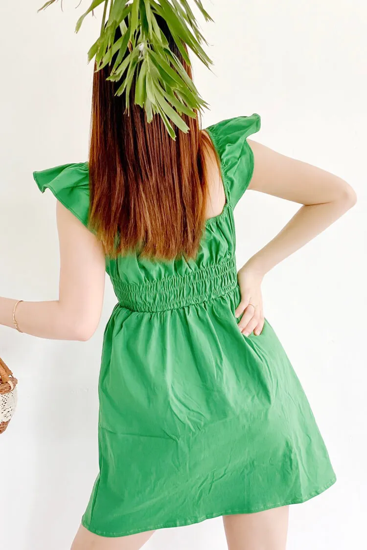 Rhea Smocked Babydoll Dress