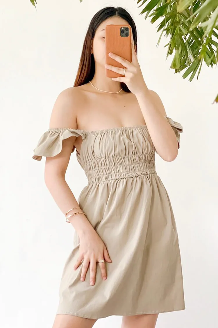 Rhea Smocked Babydoll Dress