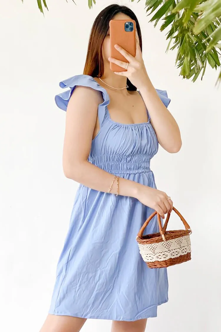 Rhea Smocked Babydoll Dress