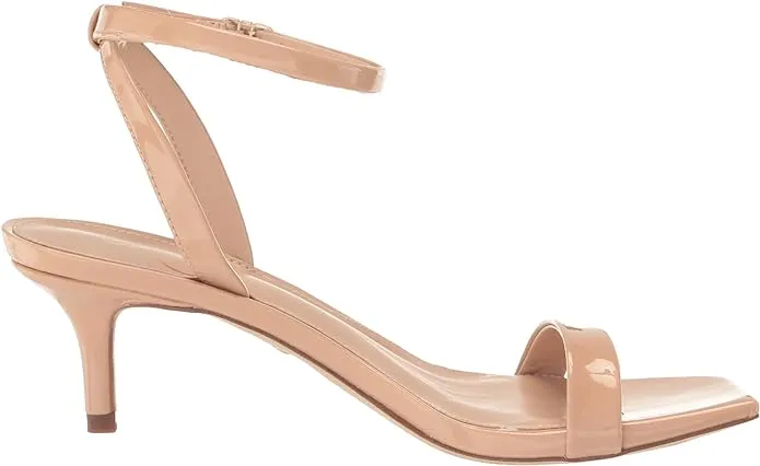 Sam Edelman Rayelle Beige Blush Ankle Strap Open Toe Kitten Heeled Dress Sandals