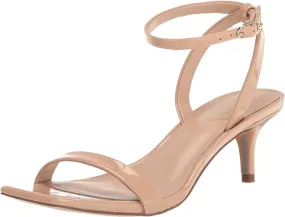 Sam Edelman Rayelle Beige Blush Ankle Strap Open Toe Kitten Heeled Dress Sandals