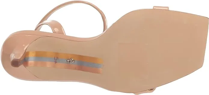 Sam Edelman Rayelle Beige Blush Ankle Strap Open Toe Kitten Heeled Dress Sandals
