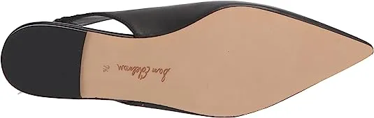 Sam Edelman Whitney Black Slip On Slingback Strap Pointed Toe Fashion Flat Shoes