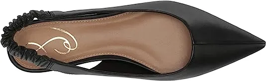 Sam Edelman Whitney Black Slip On Slingback Strap Pointed Toe Fashion Flat Shoes