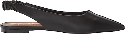 Sam Edelman Whitney Black Slip On Slingback Strap Pointed Toe Fashion Flat Shoes