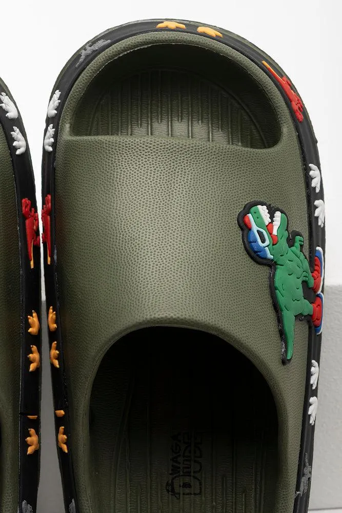 Slide Olive Green