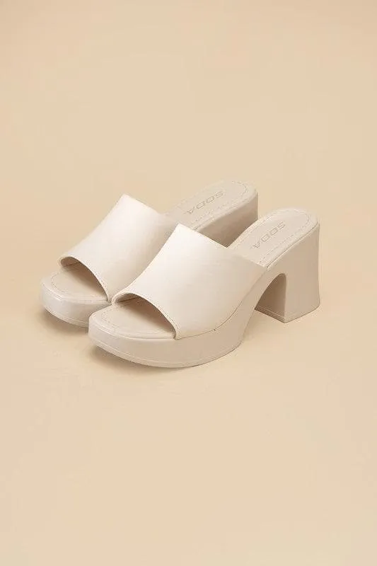 SODA Typo Slide Mule