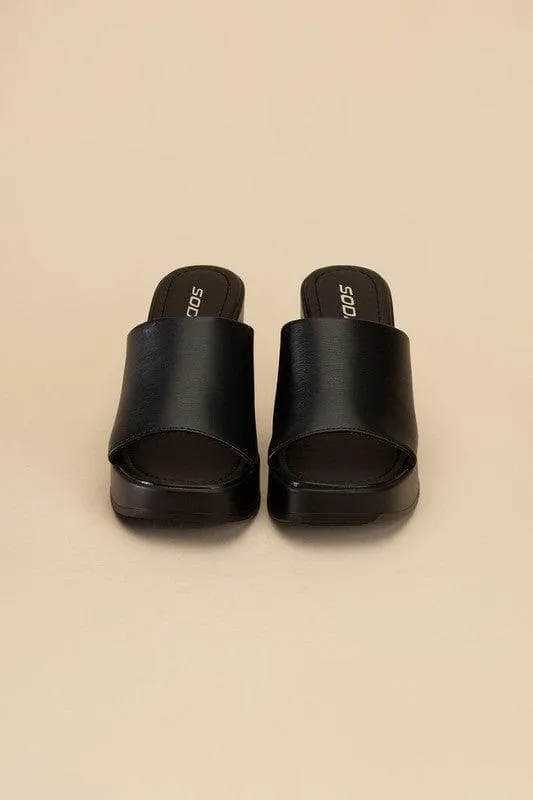 SODA Typo Slide Mule