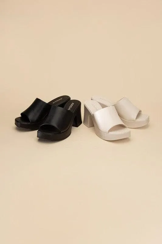 SODA Typo Slide Mule