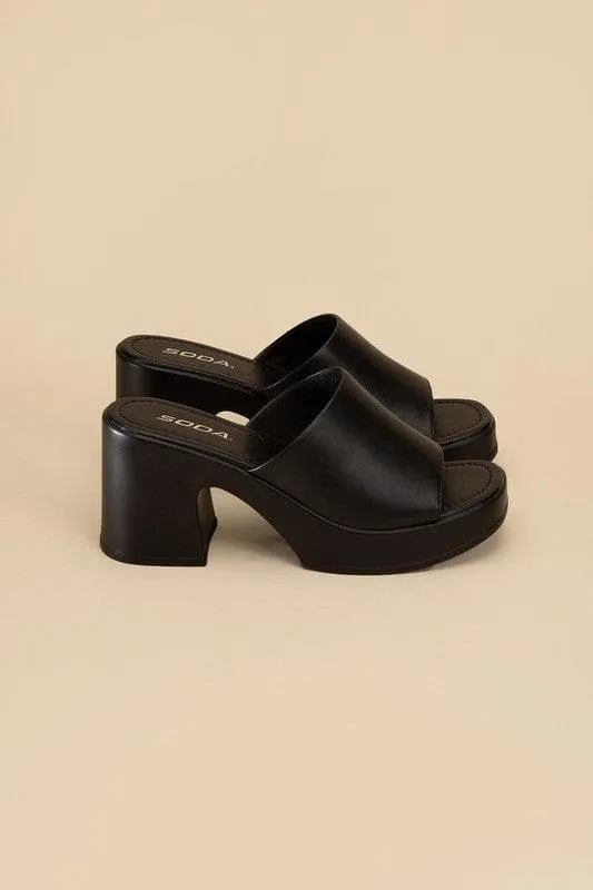 SODA Typo Slide Mule