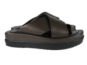 Tod's Metallic Brown Sandals