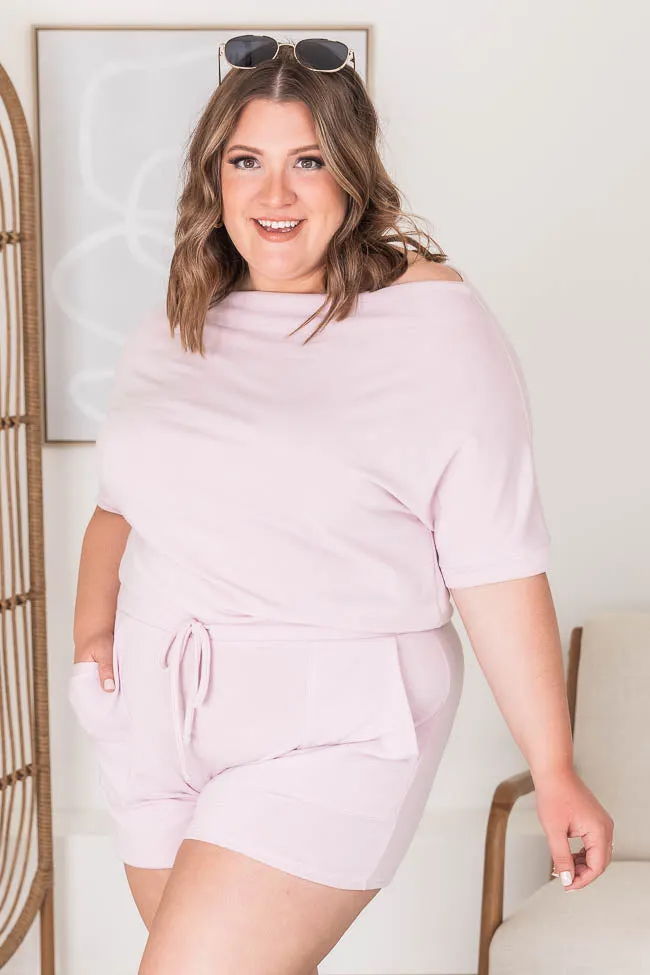 Truthfully Trendy Lavender Romper FINAL SALE