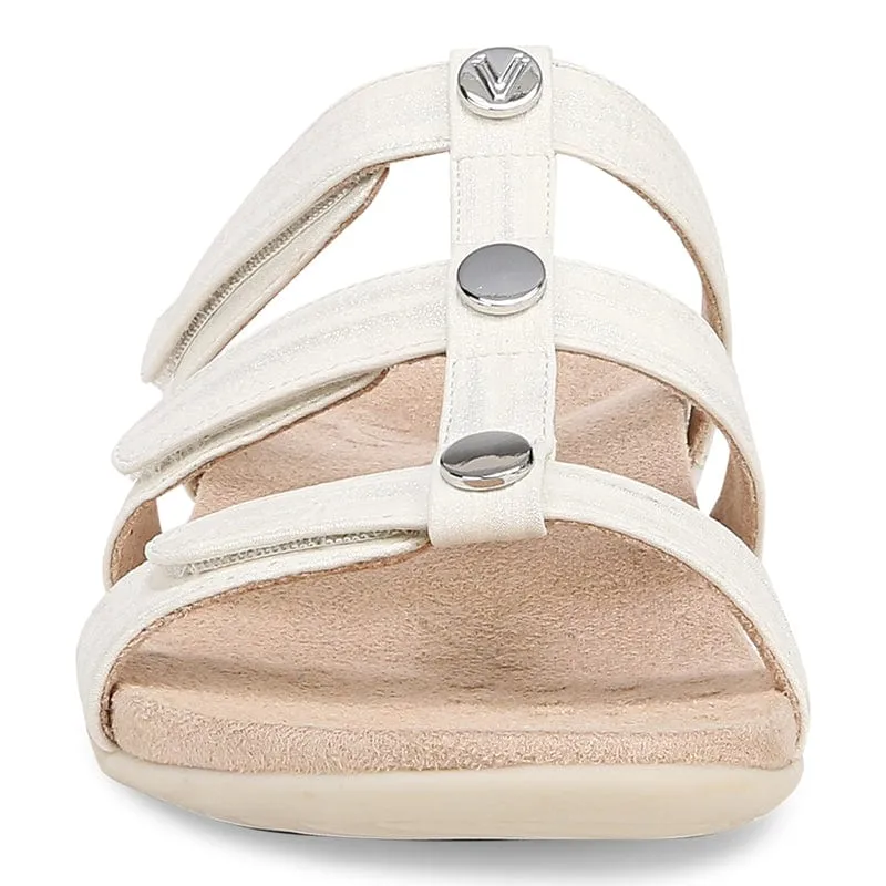 Vionic Women's Amber Slide Sandals- White