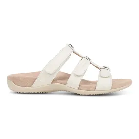 Vionic Women's Amber Slide Sandals- White