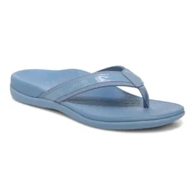 Vionic Women's Tide II Flip Flops- Blue Shadow Patent