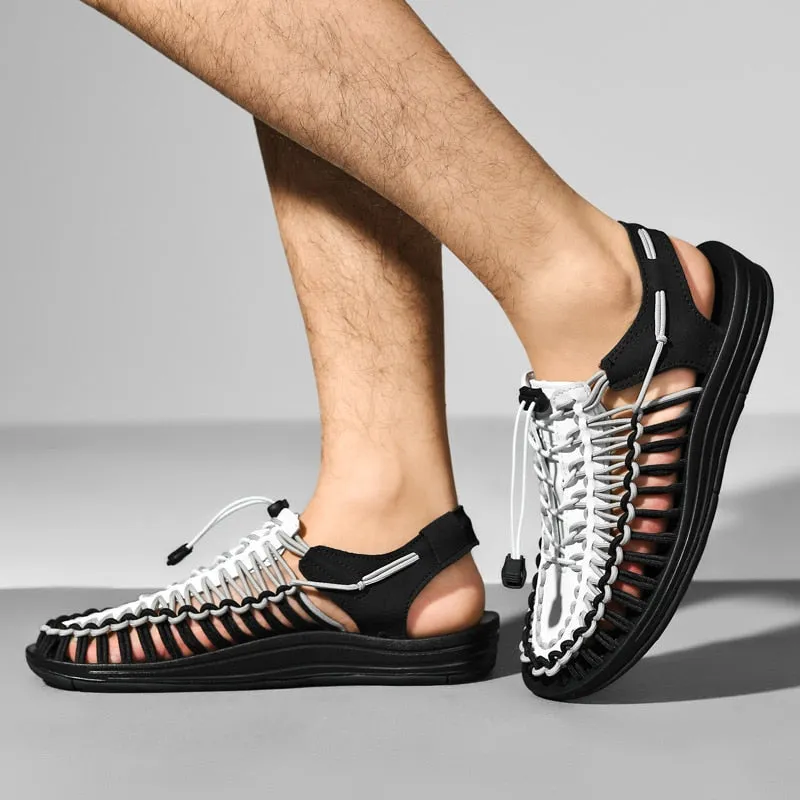 Weaving Design Breathable Casual Sandals For Men & Women