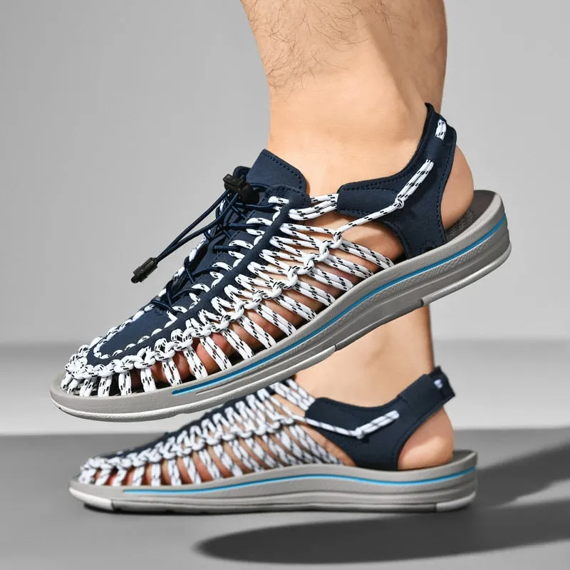 Weaving Design Breathable Casual Sandals For Men & Women