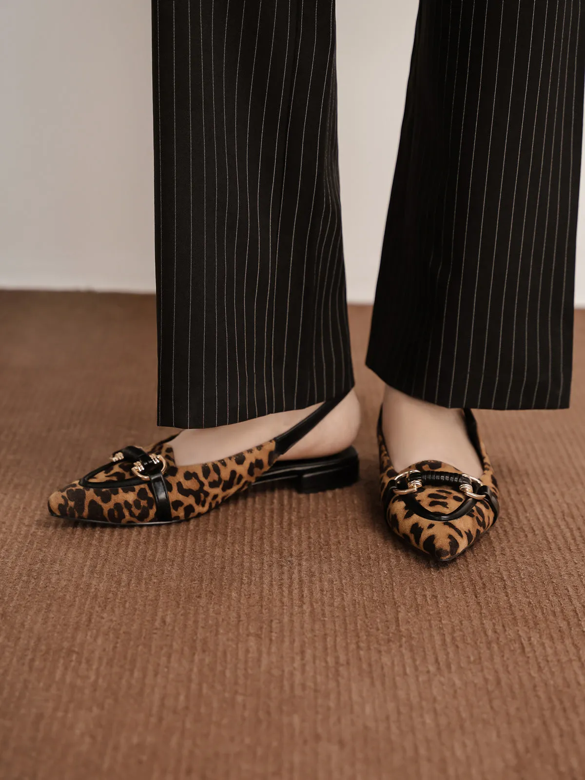 Women "NATSU" Back Strap Flat Sandals