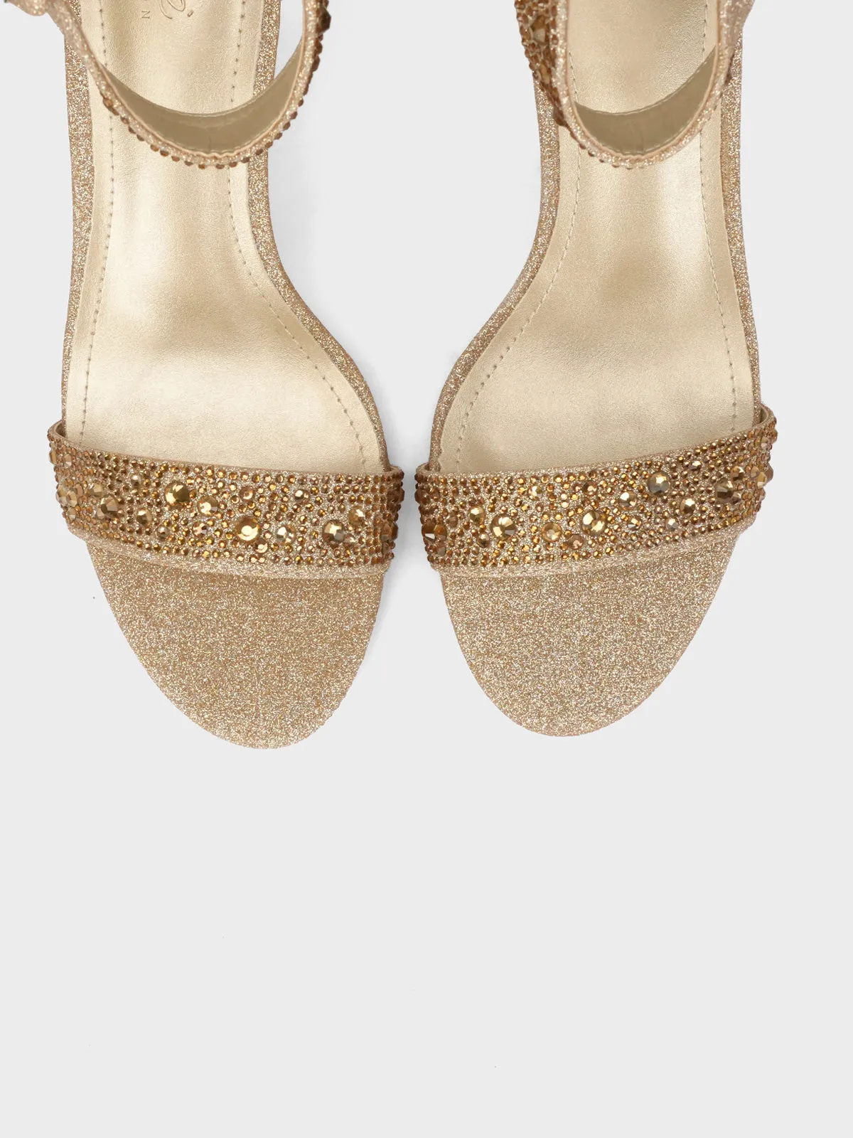 Womens "CYNZIA" Diamante Evening Sandals