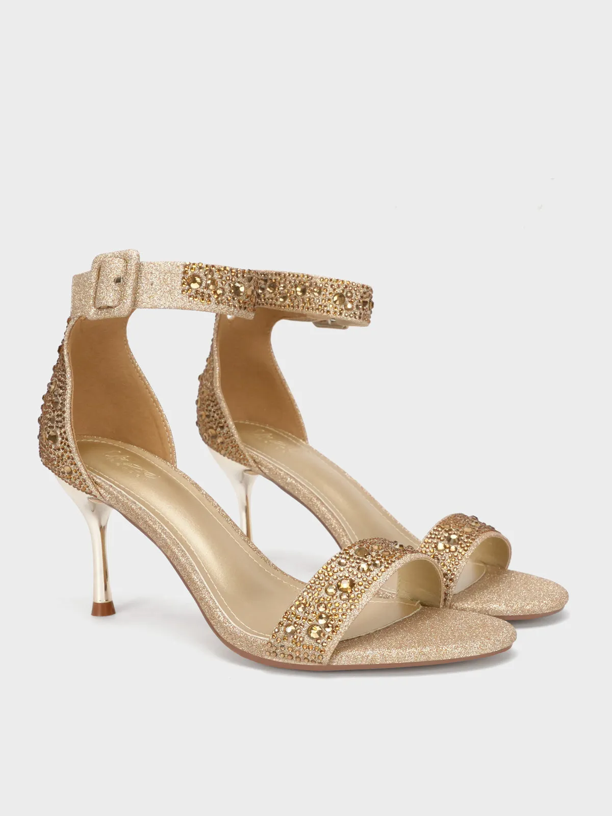 Womens "CYNZIA" Diamante Evening Sandals