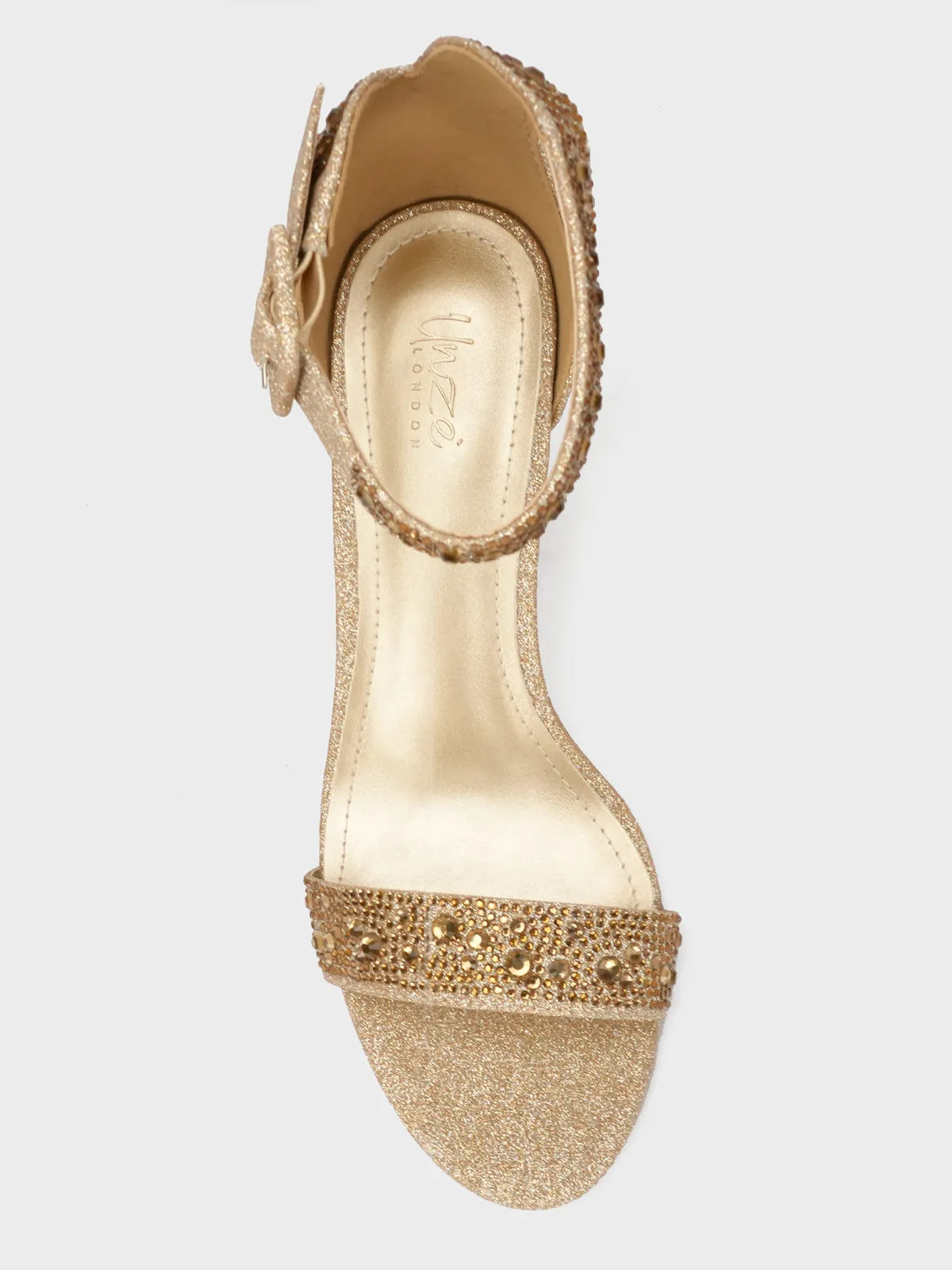 Womens "CYNZIA" Diamante Evening Sandals